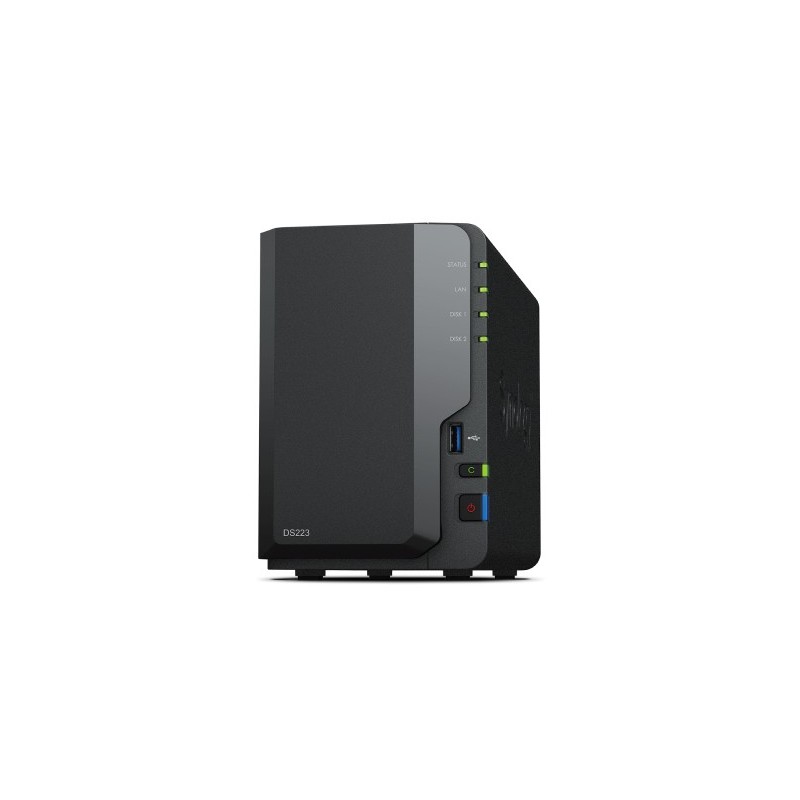 Synology DS223 NAS System 2-Bay 8 TB inkl. 2x 4 TB Synology HDD HAT3300-4T